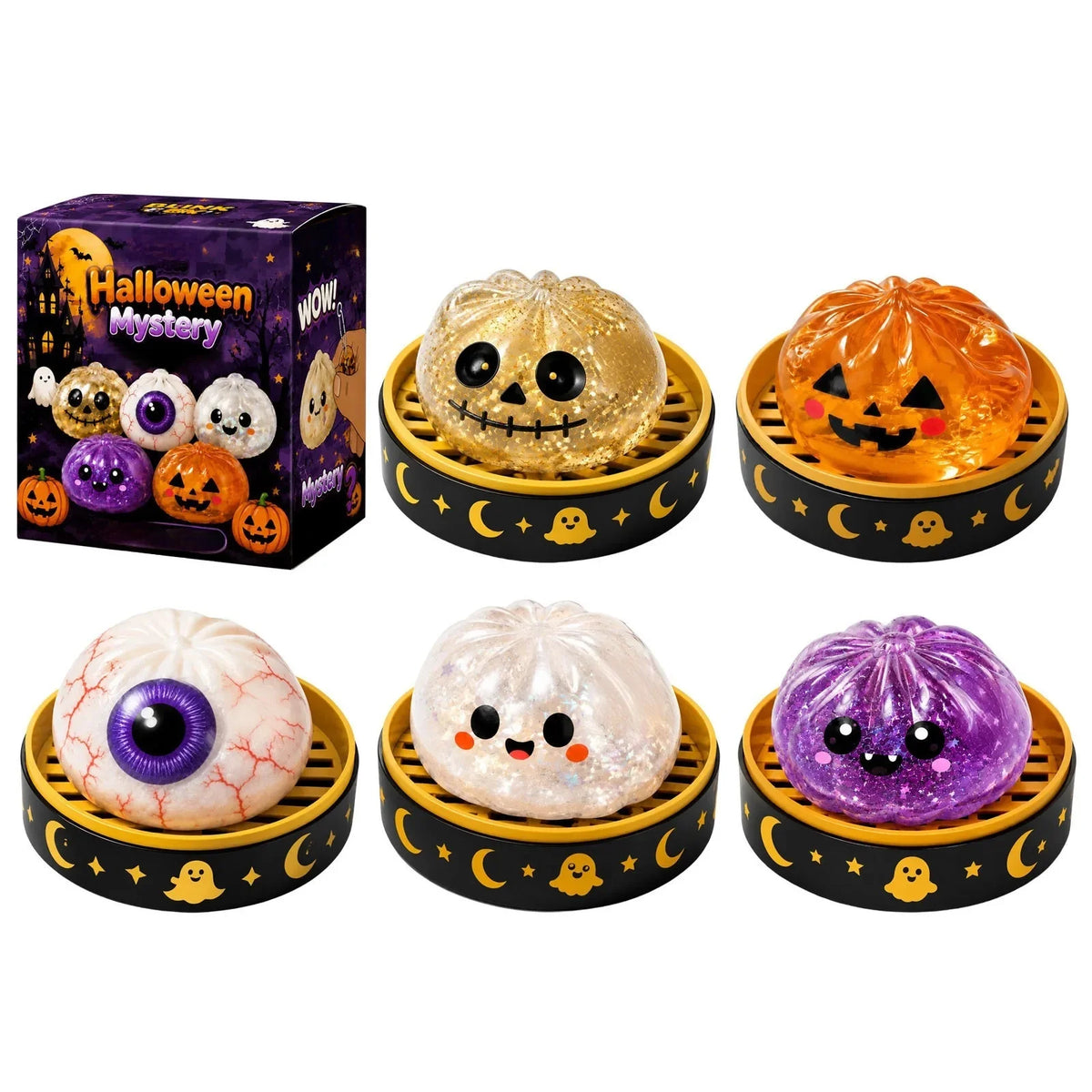 Halloween Ghost Dumpling Squishy