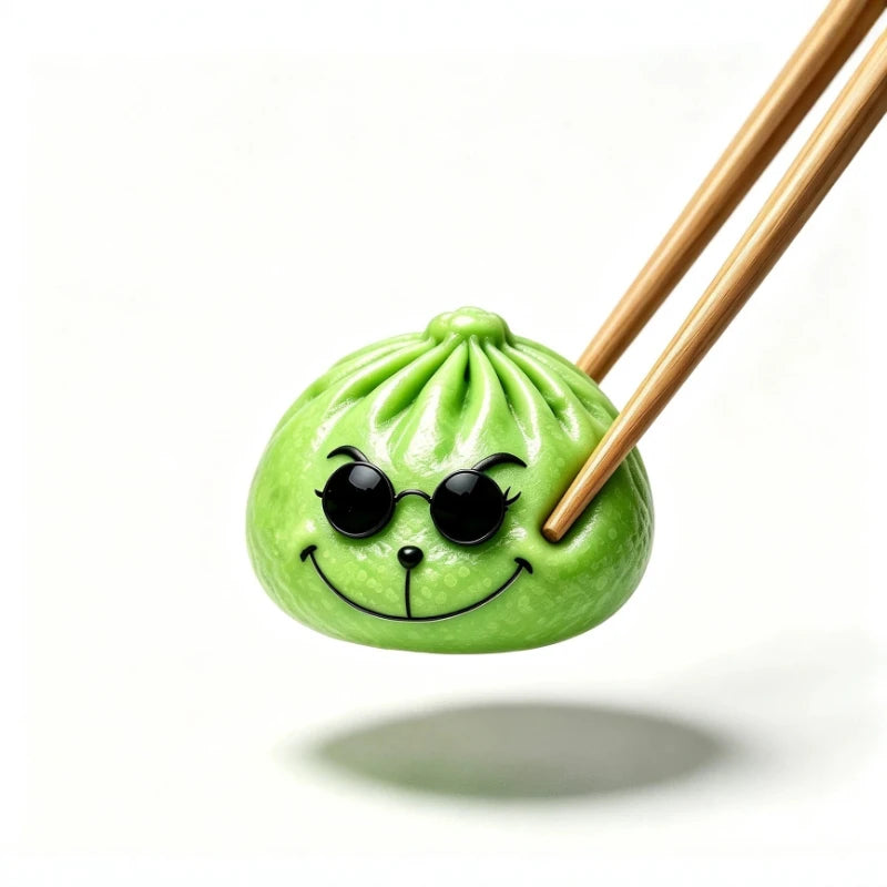 Merry Christmas Grinch Dumpling Squishy