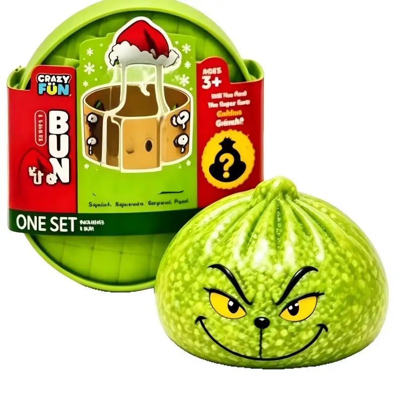 Merry Christmas Grinch Dumpling Squishy