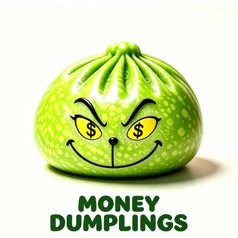 Merry Christmas Grinch Dumpling Squishy