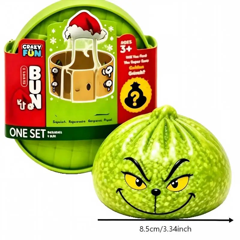 Merry Christmas Grinch Dumpling Squishy