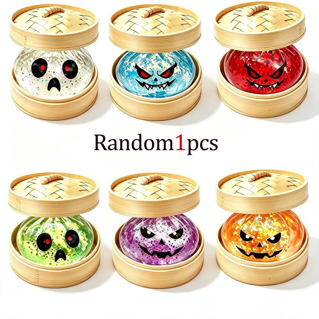 Halloween Glitter Dumpling Squishy