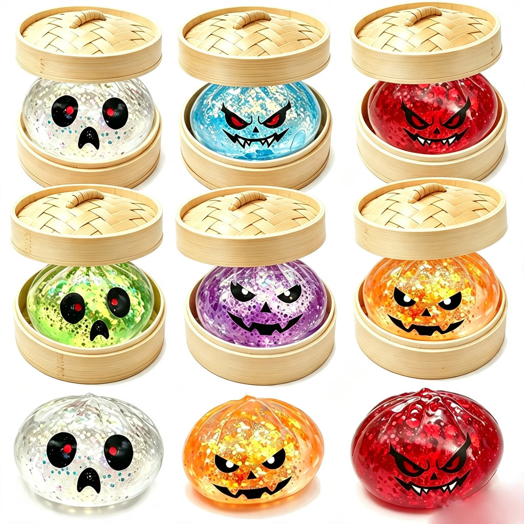 Halloween Glitter Dumpling Squishy